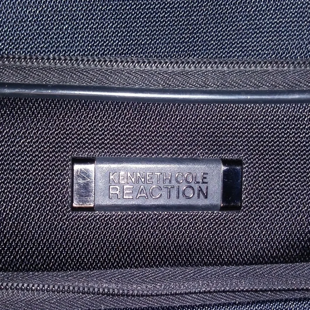 Kenneth Cole Reaction Laptop bag EZ Scan vegan leather and canvas 17